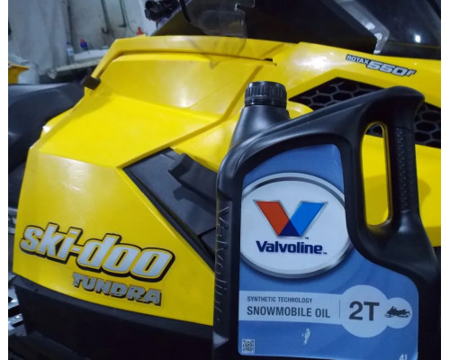 879838 VALVOLINE SNOWMOBILE Масло Моторное Синтетическое 2Т Двухтактное 4 Литра