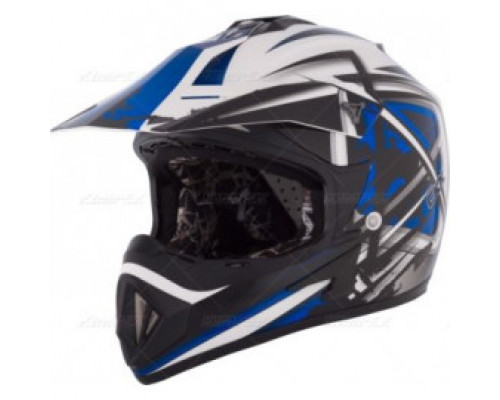Шлем кроссовый CKX TX529 Leak синий размер M