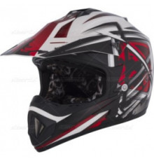 Шлем кроссовый CKX TX529 Leak красный размер M