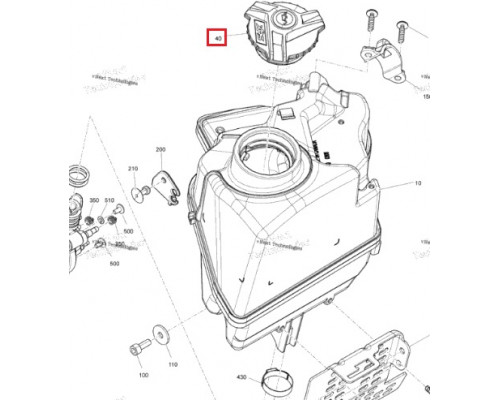 SM-07407 SPI Крышка Масляного Бачка Для Ski Doo 519000315, 519000325, 519000358