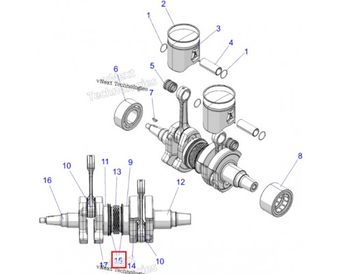 SM-09423 SPI Сальник Коленвала Двигателя Для Polaris 5141297