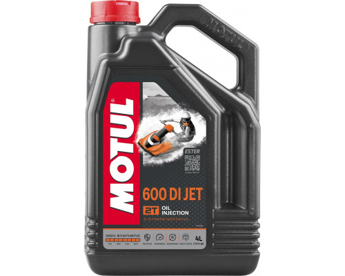 105872 MOTUL Моторное масло для гидроцикла 600 DI JET 2х тактных 100% Synth. Ester 4 литра