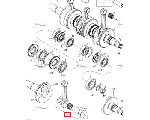 SM-09244 SPI Шатун Для Ski Doo 420887603, 420887604, 420886908, 420886909