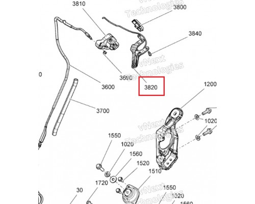 512061250 Курок Газа С Подогревом Для Ski Doo 512060815