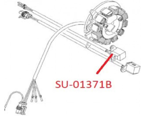 SU-01371B SPI Датчик Холла Для Ski Doo 420665161