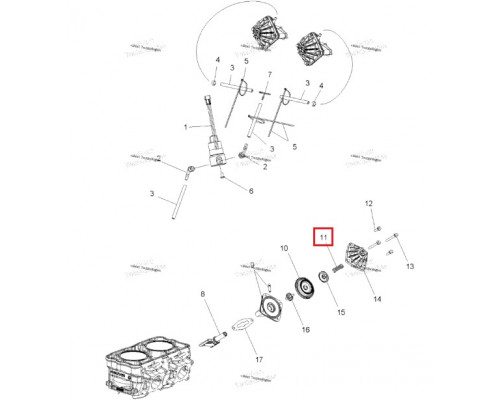 7041704-02 Пружина RAVE Клапана Для Polaris