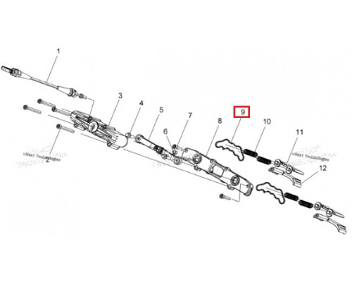 SM-09506E-2 SPI Комплект Прокладок RAVE Клапанов Для Polaris 800 5414680