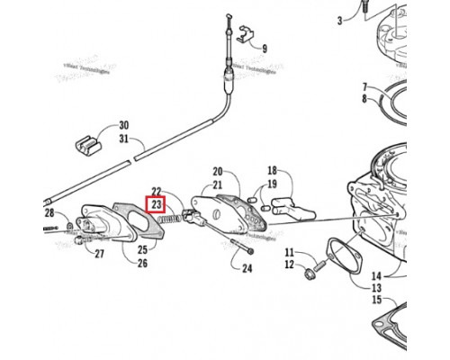 3006-484 Пружина APV Клапана Для Arctic Cat