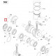 SM-09367 SPI Щека Коленвала Для Rotax 552 Для Ski Doo 420819180, 420819181