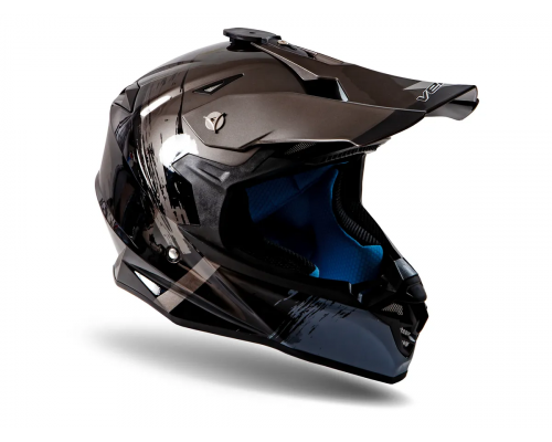 Шлем VEGA V-FLO (216), черный с графикой, размер L