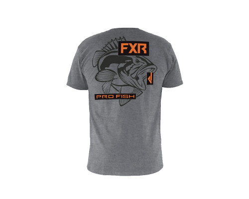 Футболка FXR Strike Grey/Heather/Orange 202059-0730 (2XL)