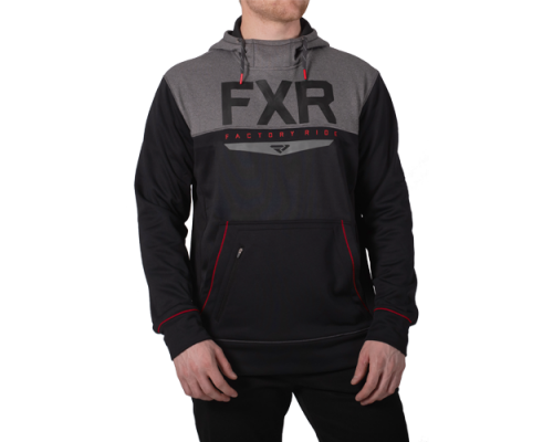 Толстовка FXR Race Helium Tech Black/Red 201120-1020 