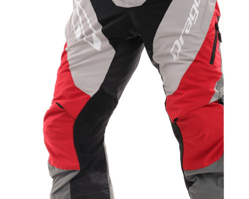 Штаны эндуро DRAGONFLY Freeride Grey-Red 400160-20-920 