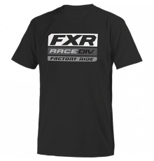 Детская футболка FXR RACE DIVISION Black/White L