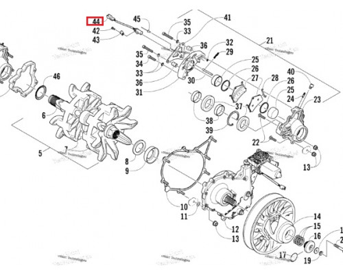 SM-01292 SPI Датчик Скорости Для Arctic Cat 0630-207