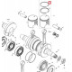 09-752R SPI Поршневые Кольца Стандартный Размер Для Двигателя Rotax 440F Для Ski Doo 420915845, 420915960