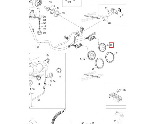 415129320 Стекло Панели Приборов Для Ski Doo 415128937