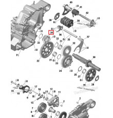 420435740 Шестерня КПП Для BRP Can Am