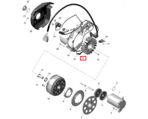 420685632 Статор Для BRP Can Am 420685630, 420685631