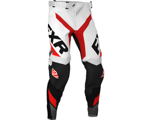 Штаны для мотокросса FXR Revo MX White/Red/Char/Black 203340-0120 (34)