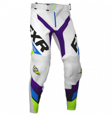 Штаны для мотокросса FXR Revo MX White/Purple/Lime 203340-0180 (34)