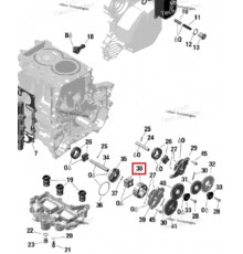 420256836 Ротор Масляного Насоса Для Ski Doo 420256835