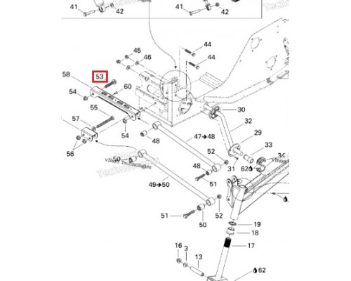 207605544 Болт Передней Подвески Для Ski Doo