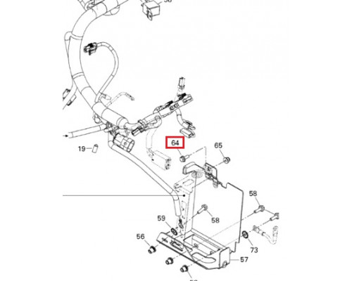 207661644 Болт Для Ski Doo