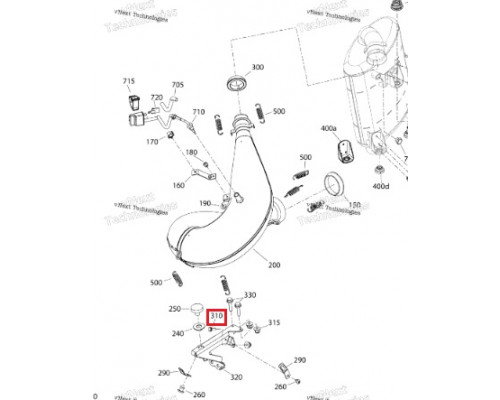 207662544 Болт Для Ski Doo 420940568