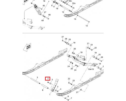 207683044 Винт Для Ski Doo