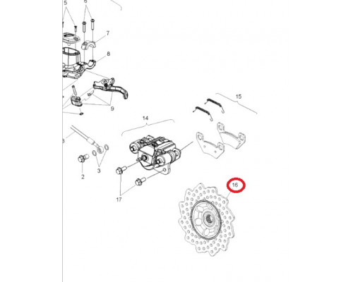 2203918 Тормозной Диск Для Polaris (2878739)