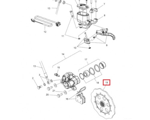 2204712 Тормозной Диск Для Polaris AXYS