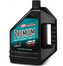 359128 MAXIMA RACING OILS Масло Моторное 4Т Четырехтактное Минеральное SAE 20W-50 Premium 4 Литра