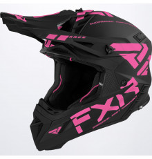 Шлем FXR HELIUM RACE DIV D - RINGBlack/Elec Pink L
