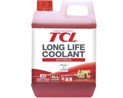 Антифриз TCL LLC Long Life Coolant -40C Красный 2 Литра