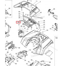 705003656 Подрамник Задний Для BRP Can Am OUTLANDER 705002851, 705002506, 705001459