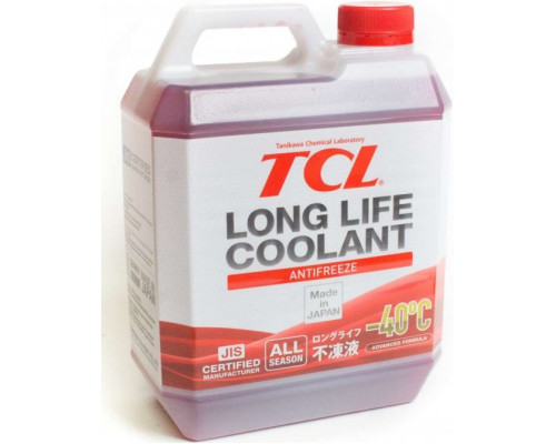 Антифриз TCL LLC Long Life Coolant -40C Красный 4 Литра