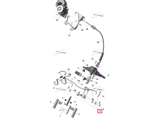 420430037 Прокладка RAVE Клапанов Для Ski Doo 850 E-TEC 420430036, 420430035