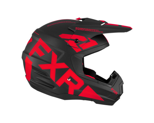 Шлем FXR Torque Team Black/Red Quick-Release 220620-1020 