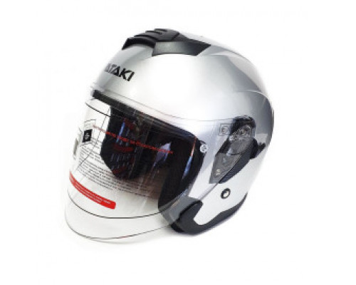 Шлем Ataki JK526 Solid серебристый глянцевый размер M 020229-823-5054