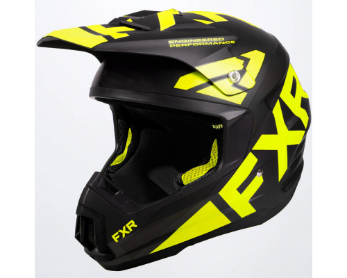 Шлем FXR TORQUE TEAM Black/Hi Vis M