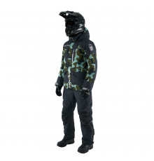 Костюм снегоходный курка+штаны Finntrail Powerman 3752 CamoArmy черно-зеленый размер L