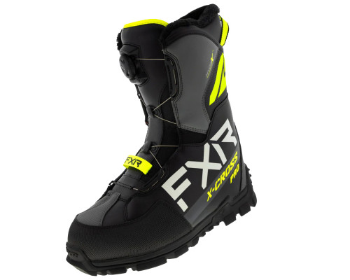 Ботинки FXR X-Cross Pro BOA Black/Hi Vis 220707-1065 (6,5)