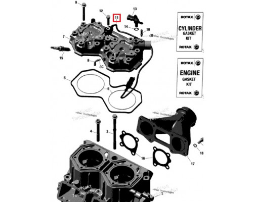 SM-01589 SPI Датчик Детонации Двигателя Для Ski Doo 420664031