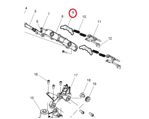 5414680 Прокладка Выпускного Клапана Для Polaris AXYS