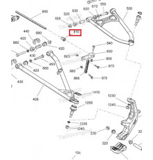 505072786 Втулка Кронштейна Стабилизатора Для Ski Doo