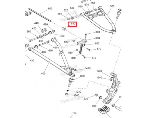 505072786 Втулка Кронштейна Стабилизатора Для Ski Doo