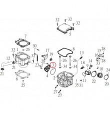 11123-MAX-00 Прокладка кольцо крышки ГРМ для квадроциклов Baltmotors Jumbo 700 11123-MAX-00