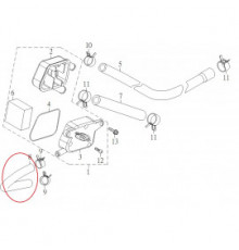 15276-MAL-00 Шланг системы вентиляции ДВС для квадроциклов Baltmotors Jumbo 700 15276-MAL-00