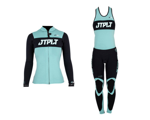 Комплект женский гидрокостюм и гидрокуртка JetPilot RX Black/Teal 22065 